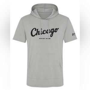 Vintage Chicago White Sox MLB x Coca Cola Zero Gray Hoodie T-Shirt SGA Sz Md